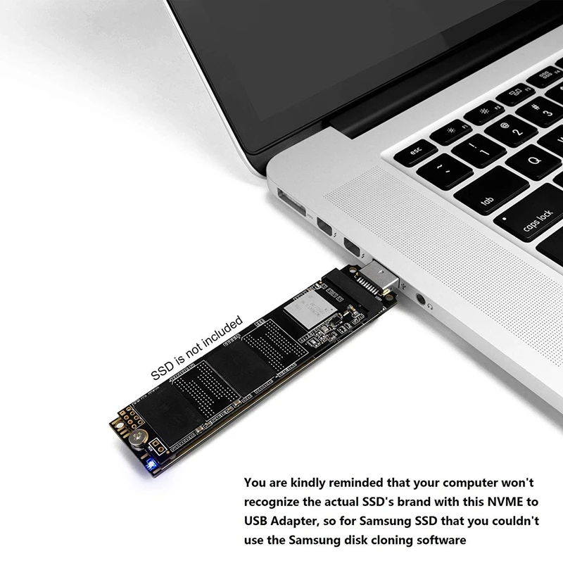 M.2 Nvme Ssd к Usb адаптеру для типа карты высокая производительность 10 Гбит/с 3 1 Gen 2 мост