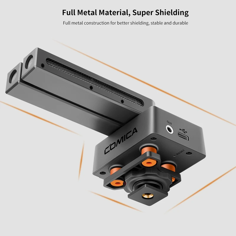 Микрофон COMICA Traxshot LR микрофон для интервью с одной камерой моно/стерео радио