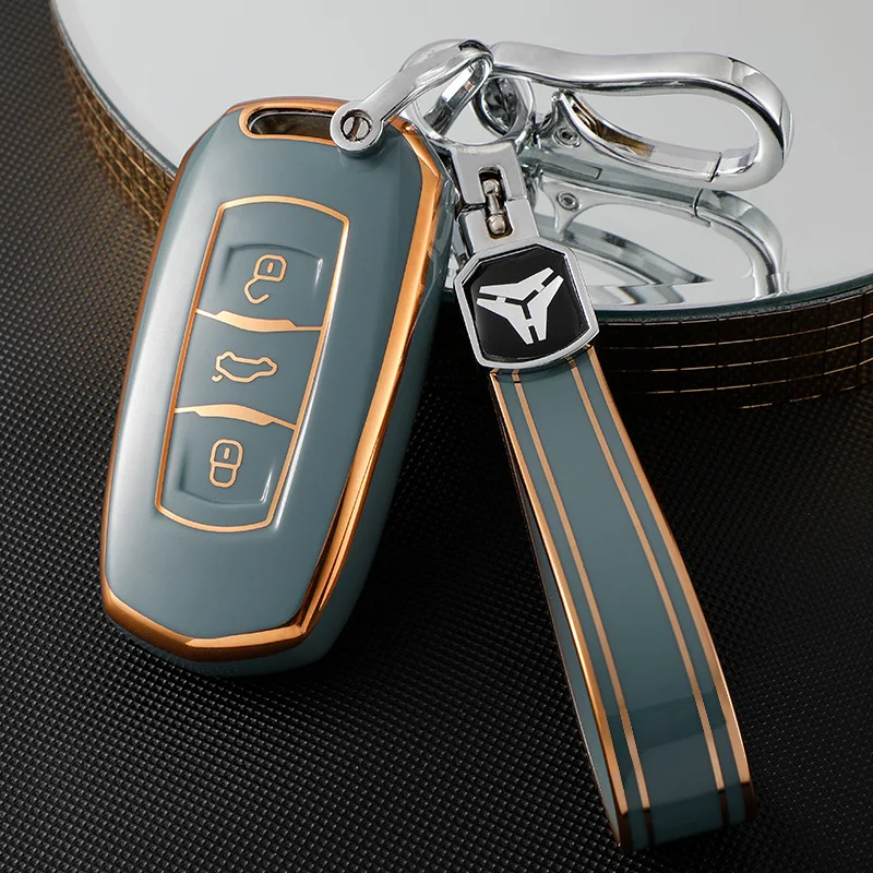 

Чехол для автомобильного ключа из ТПУ для Geely Atlas Boyue NL3 EX7 Emgrand X7 EmgrarandX7 SUV GT GC9, защитный чехол, аксессуары, чехол
