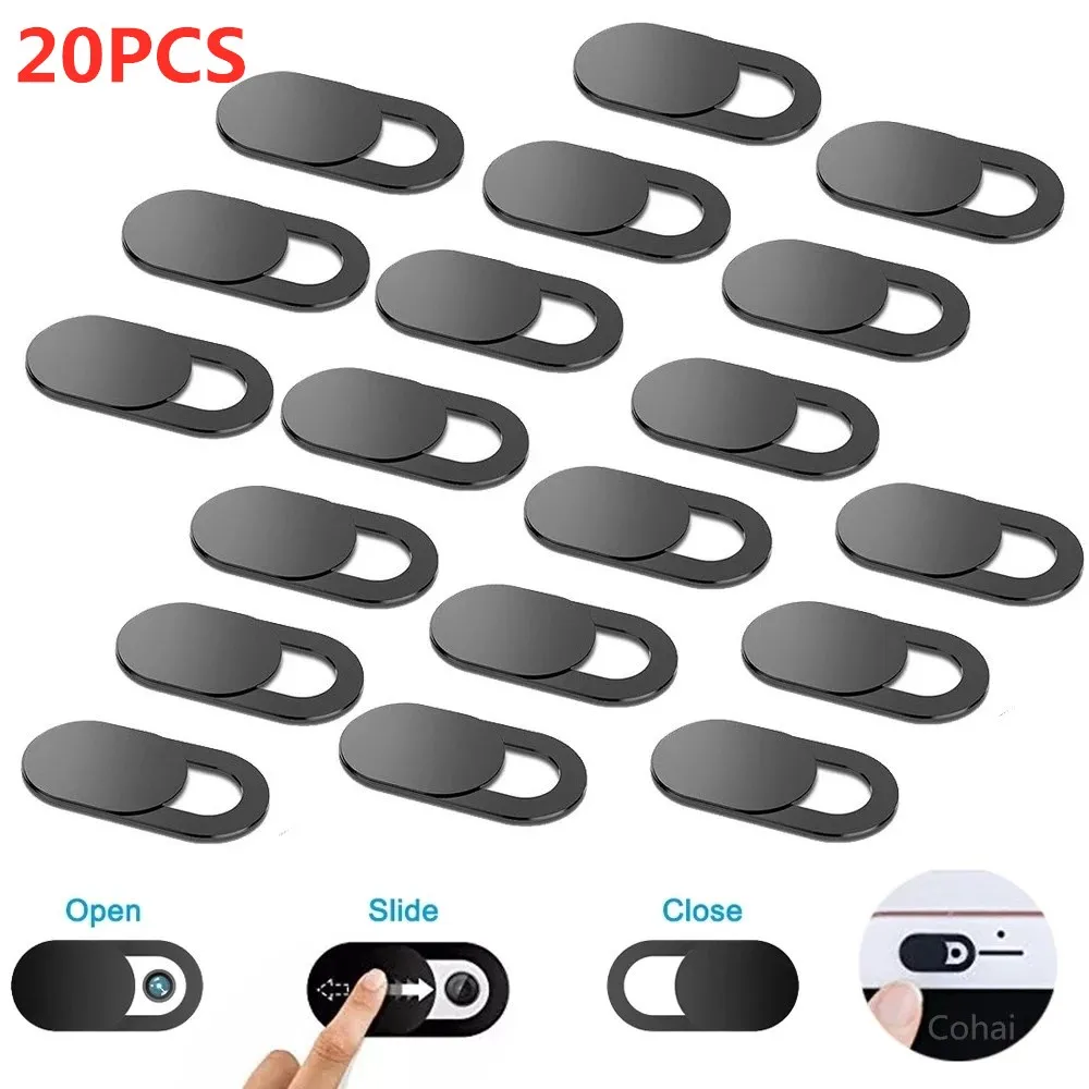 

Webcam Cover Shutter Magnet Slider Plastic Camera Cover For Pad Tablet Web Laptop PC Camera Mobile Phone Lenses Privacy Sticker