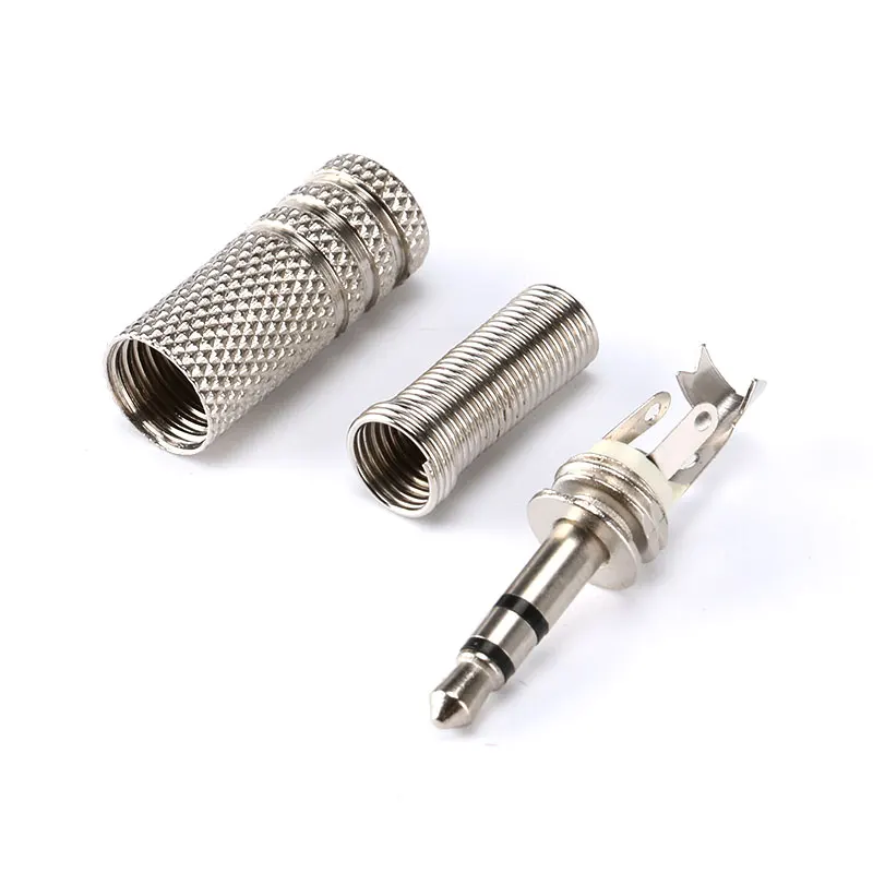 Замена 3 5 мм 2 полюс Мужской ремонт наушников аудио разъем пайки для большинства