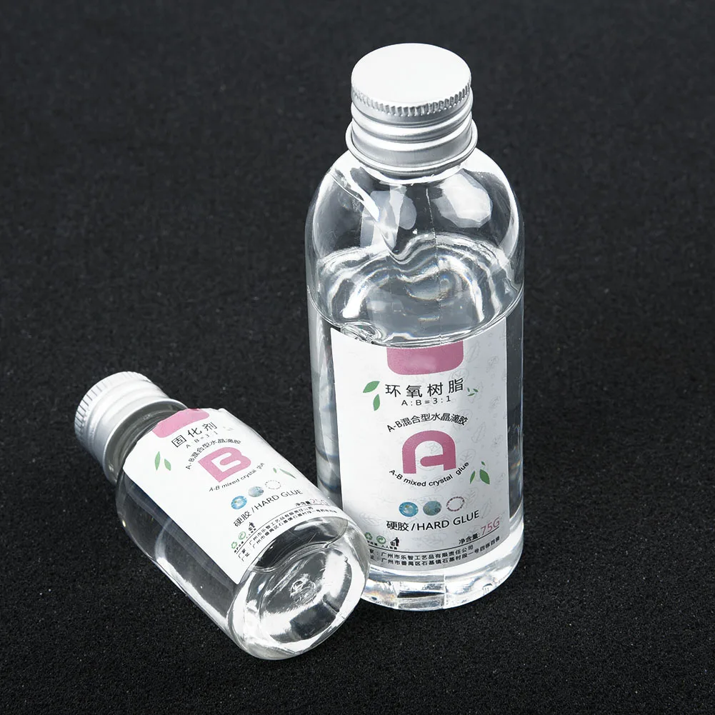 Инструменты из прозрачной эпоксидной смолы ручной жидкий клей УФ AB Клей материал