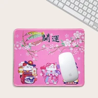 new cartoon lucky cat non slip rubber game mouse pad internet cafe computer desktop thicken locked mouse pad