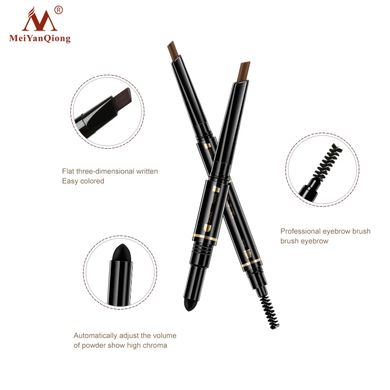 Triad карандаш для бровей с воздушной подушкой водостойкий стойкий треугольник