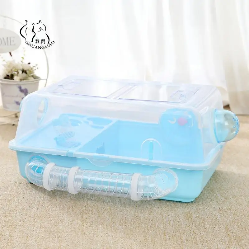 

New Products DIY Hamster Cage Travel Small Pet Hedgehog Cage Freely Collocation Big Space Guinea Pig Cage Hamster Accessories