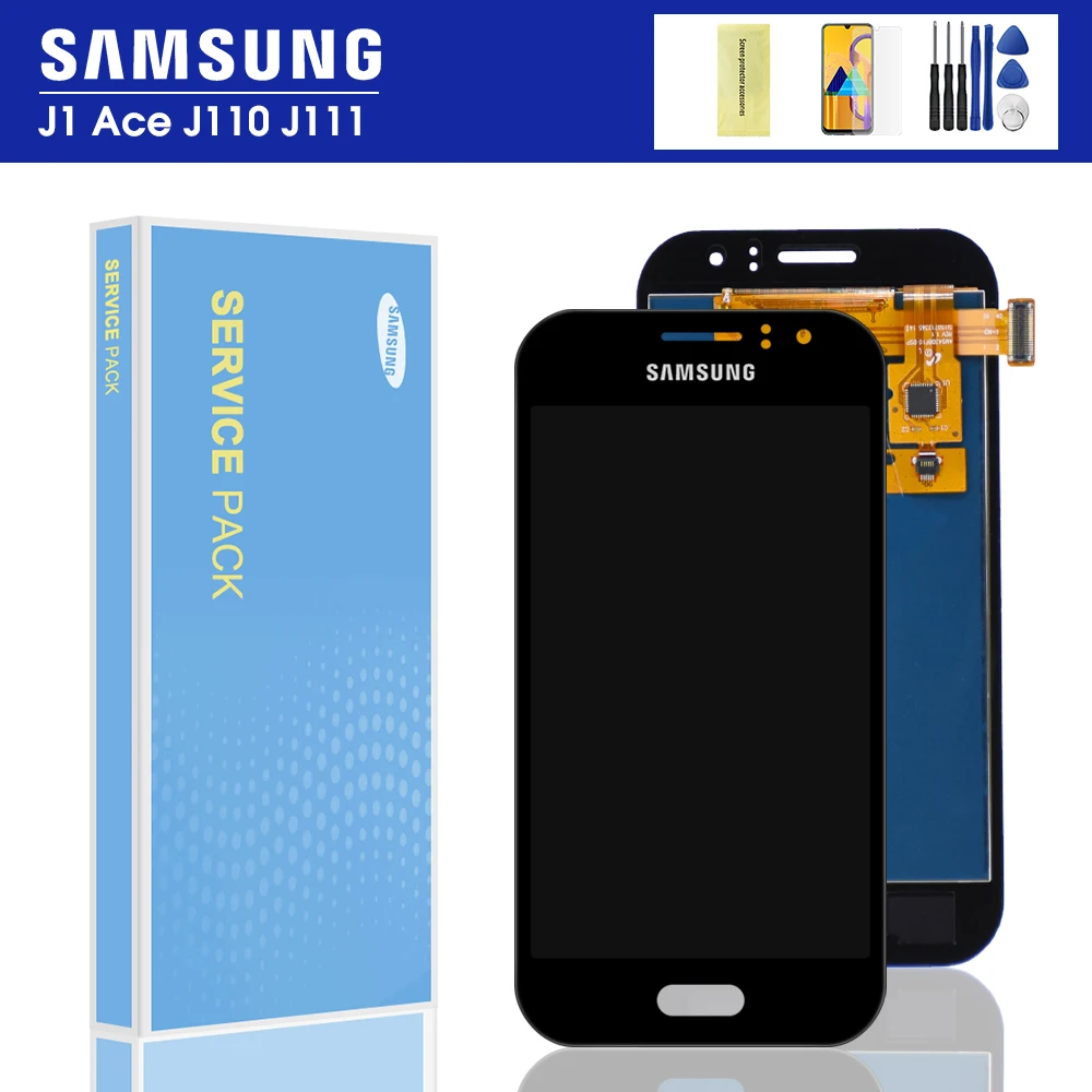 ЖК дисплей с регулируемой яркостью для Samsung Galaxy J1 Ace J110 J110F J110H J110FM J111 J111F J111M J111FN