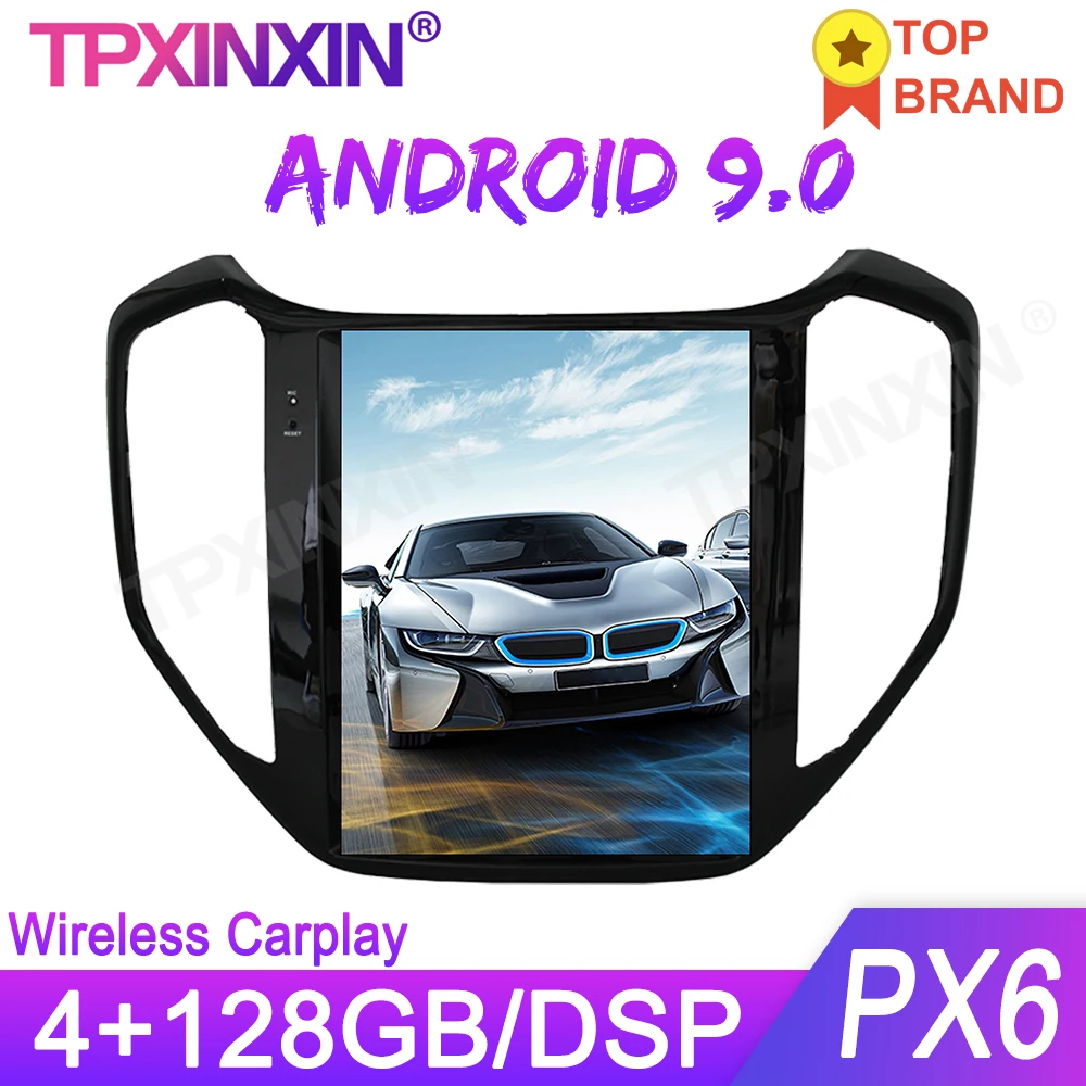 

128G Тесла стиль Android 9,0 для Changan CX70 2016-2018 Автомобильный GPS-навигатор стерео головное устройство мультимедийный плеер Авто радио рекордер