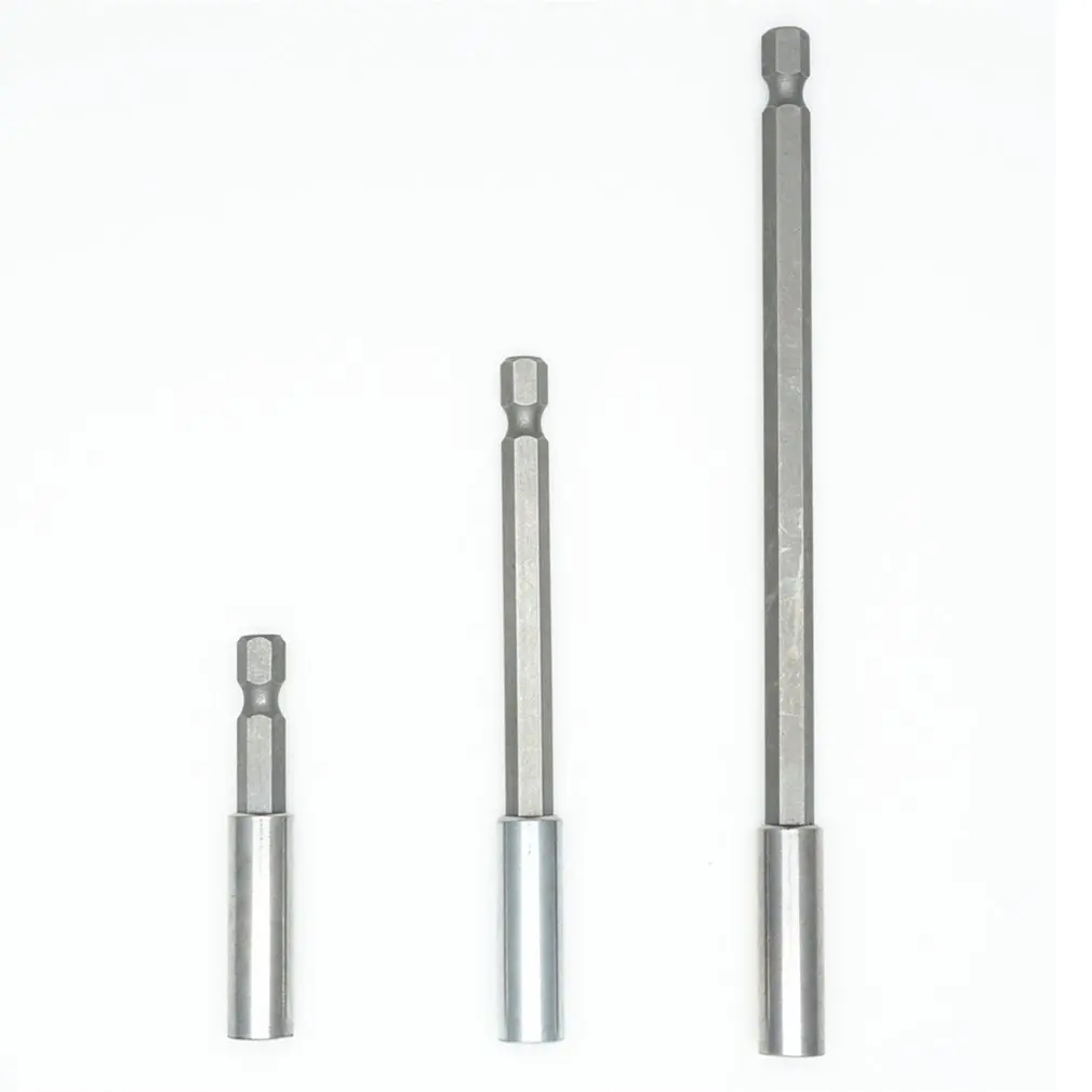 

3 шт./компл. 1/4 дюймов шестигранный, магнитный держатель бит отвертка бит удлинитель 60 мм 100 мм 150 мм Удлинение хвостовик подключения инструме...