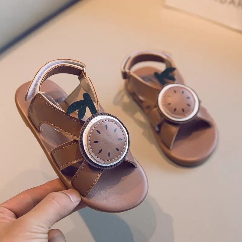 Детские сандалии новинка 2020 широкая летняя обувь для девочек детские из