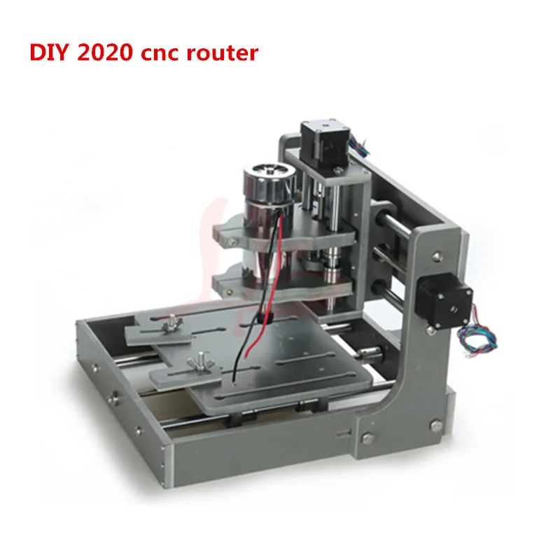 

200*200mm working size DIY mini cnc engraver engraving milling machine with free cutter and collect spindle motor for choice