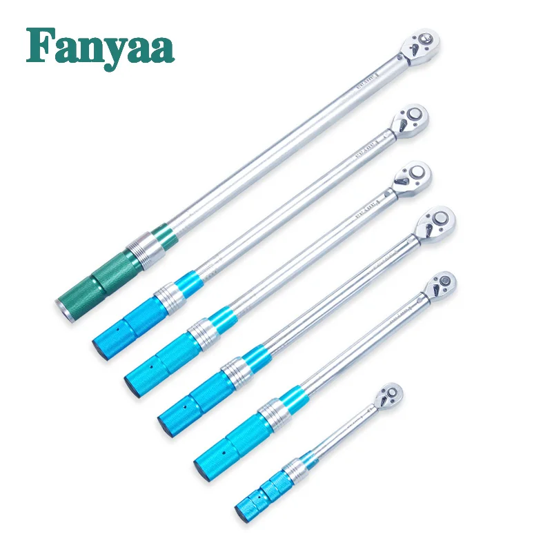 Fanyaa Professional Preset Adjustable Torque Wrench Range 100-500Nm 3/4 Inch Square Drive High-accuracy 4% Hand Tools Spanner |