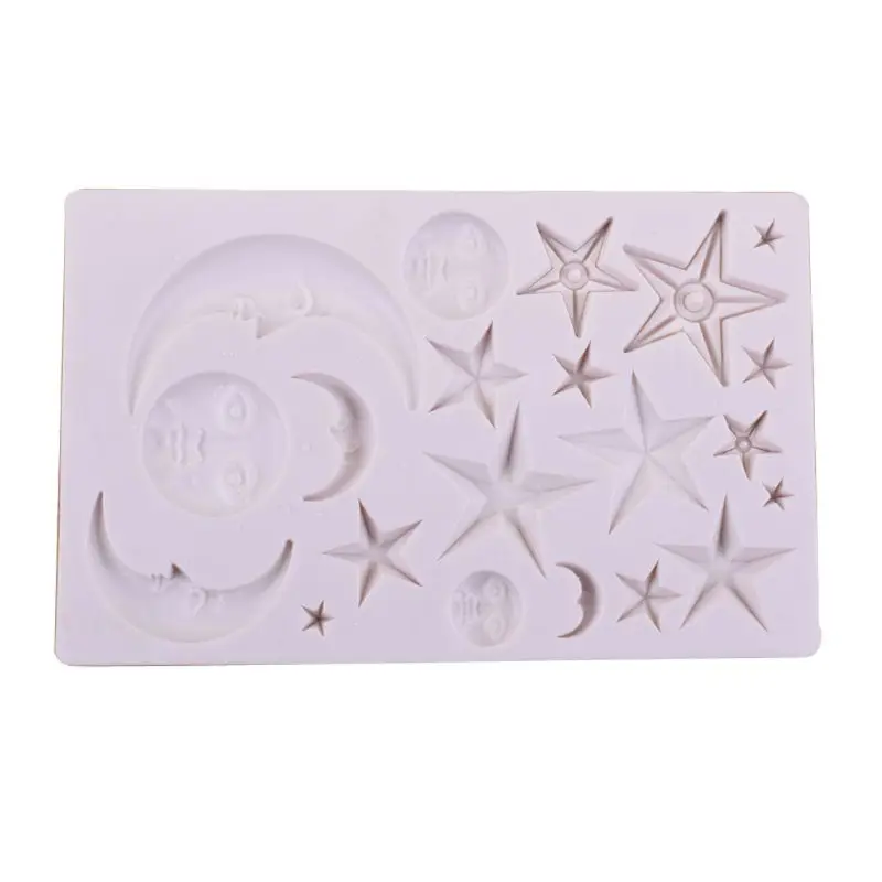 

Силиконовая форма в виде звезды, Луны, солнца, планеты, УФ-смолы, эпоксидной смолы, инструменты для изготовления ювелирных изделий