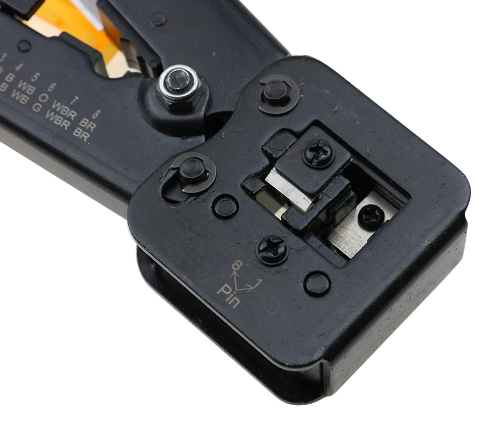 

EZ RJ45 crimper hand network tools pliers RJ12 cat5 cat6 8p8c Cable Stripper pressing clamp tongs clip multi function