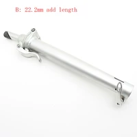 22 225 4mm stem folding bicycle handlebar stem left folding stem down tube aluminum alloy silver
