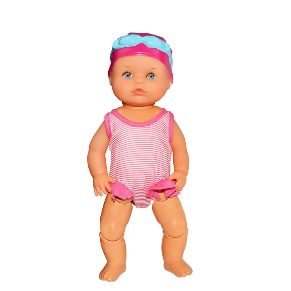 

Girls Doll Early Education Smart Electric Swimming Pool Partner Kids Doll Play with Water Bath Baby Bathroom Bebe