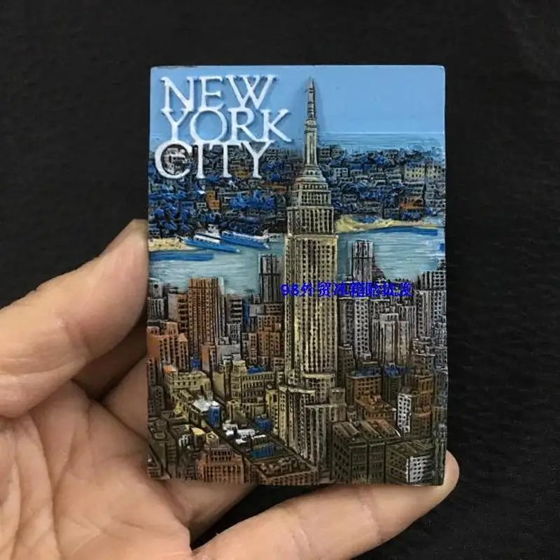 Сувениры из США в Лас Вегасе магниты на холодильник 3D стиле Нью Йорка сувениры