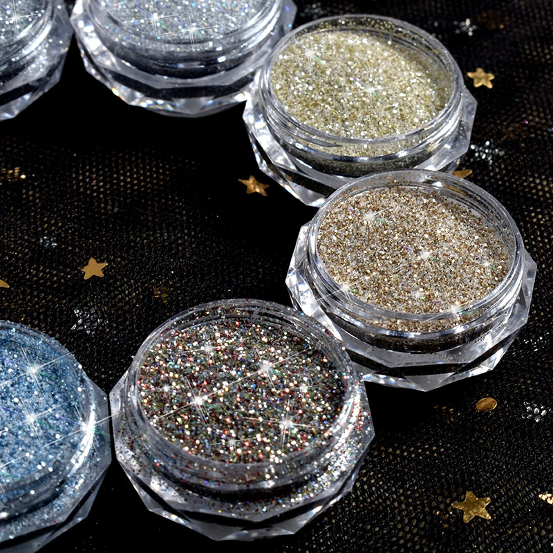 20 г Блестящий Порошок для дизайна ногтей цветной Золотой Красный Серебряный