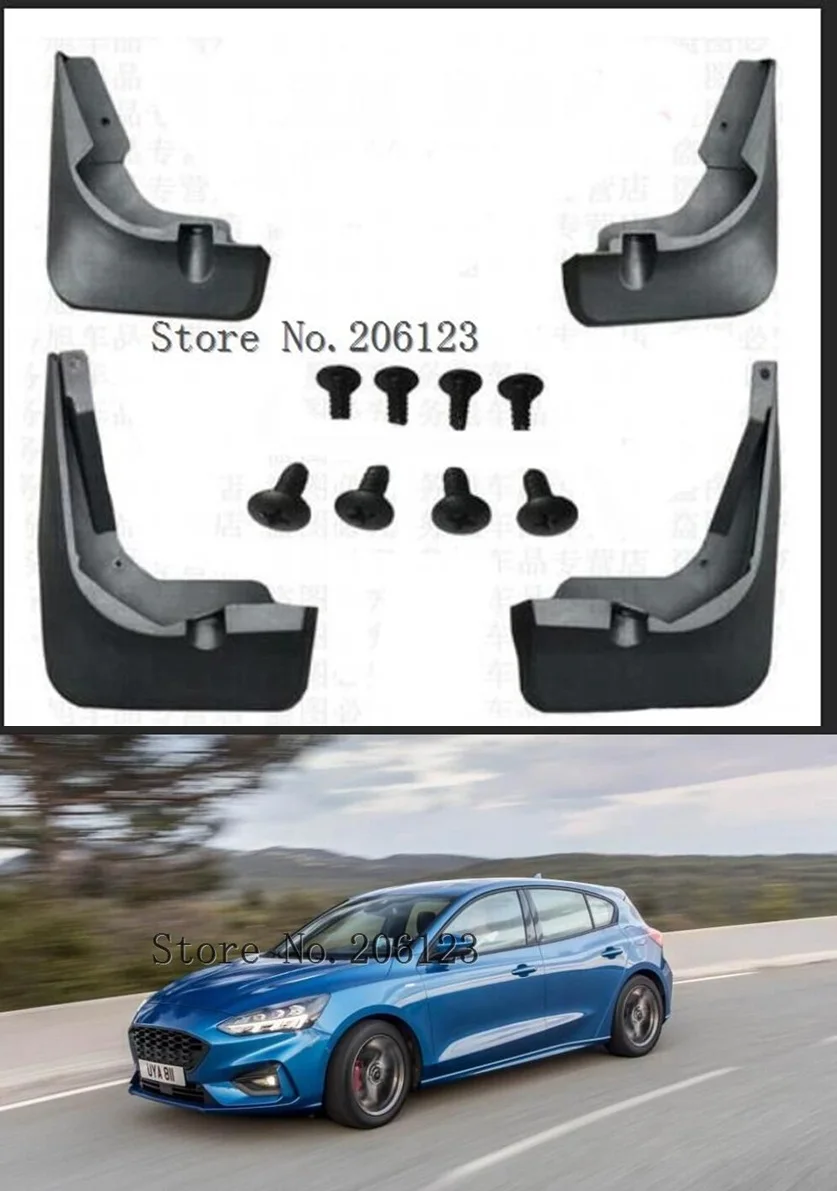 Брызговики автомобильные для Ford Focus Mk4 2018 на Передняя Задняя защитный чехол крыла