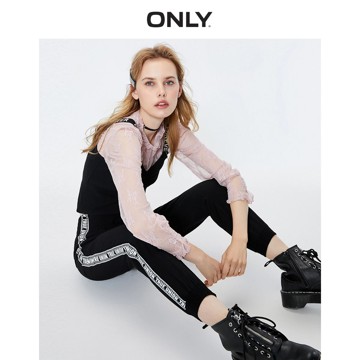 

ONLY Women's Black Elasticized Closure Capri Sweatpants | 119350503