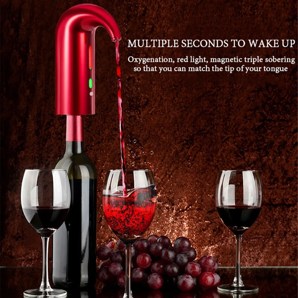 Портативный Смарт электрика винный графин автоматический разливщик красного