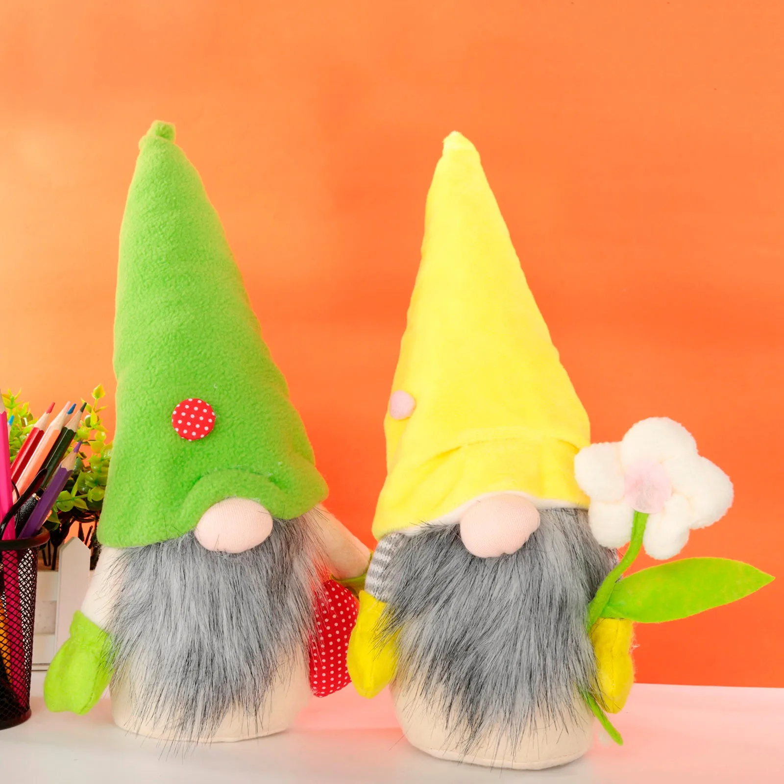 

Lemon Gnome Scandinavian Home House Farm Kitchen Decor Faceless Easter Doll Easter Ornaments Gifts Desktop Decoration 2021