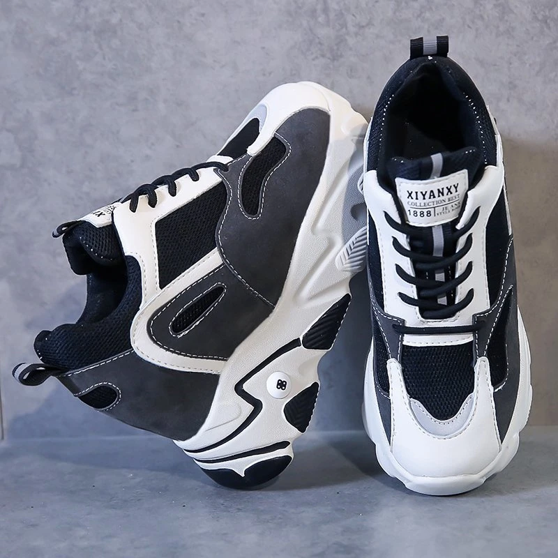 

Fashion Sneakers Platform Women Chunky Sports Casual Shoes Wedges Vulcanized Shoes Woman 2020 Autumn Designers Tenis Female