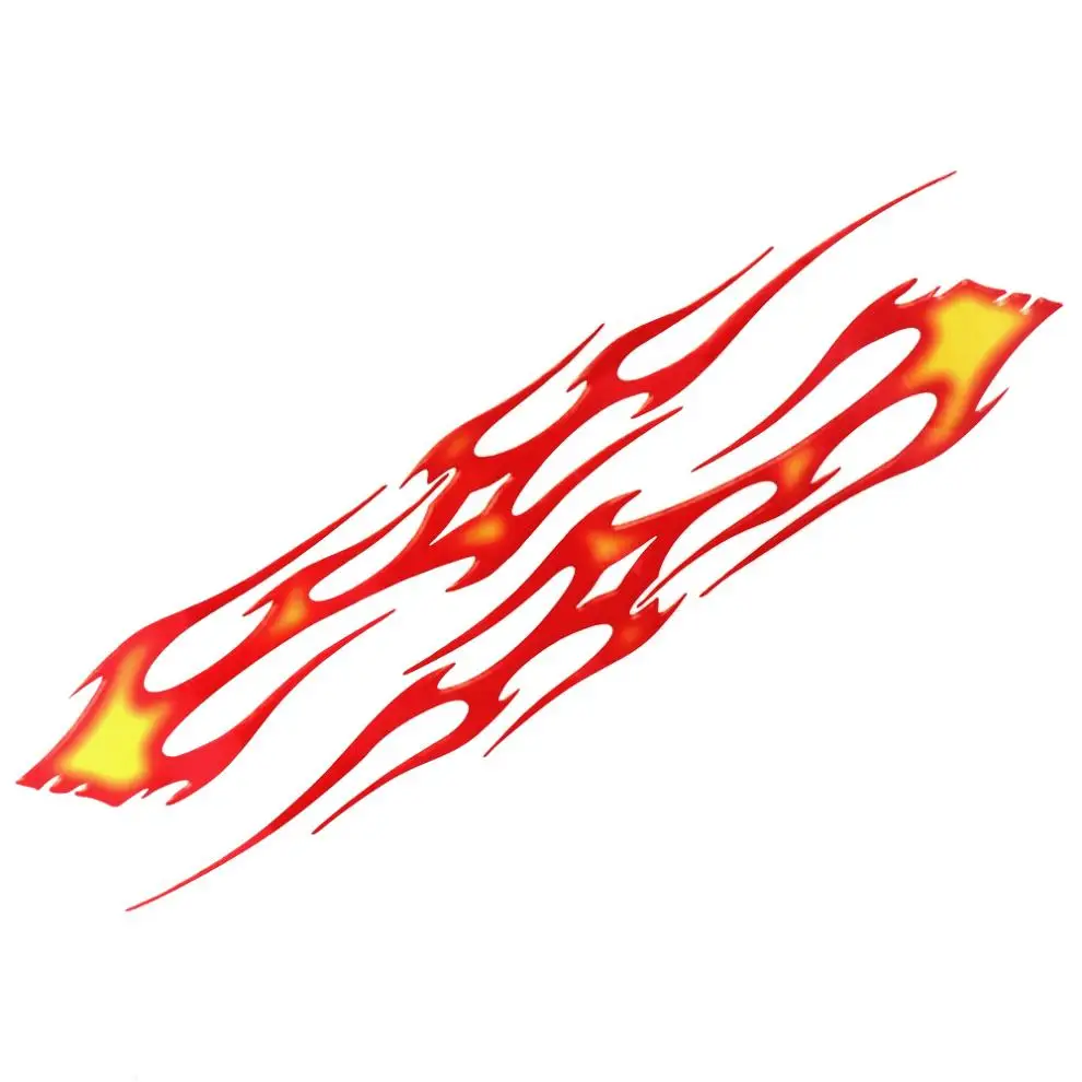 1 пара красные 38x6 см наклейки для автомобиля из ПВХ и с большим цветным тотемом