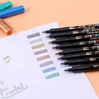 Набор цветных маркеров для рисования 8 шт.лот, металлическая ручка сделай сам, форма для эпоксидной смолы, керамический маркер, ручка для граффити, набор инструментов для рисования