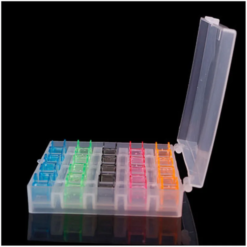 25 шт. разноцветные пластиковые шпули|bobbins plastic|plastic sewing machine bobbinssewing shuttle |