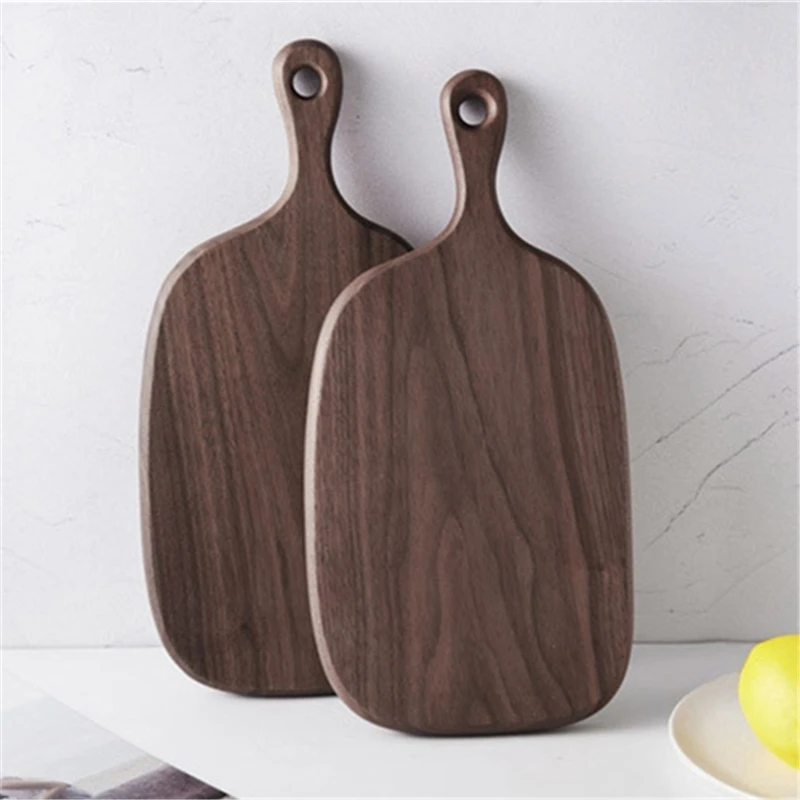 

Black walnut chopping board Bread Sushi plate Real wood Tea tray Pizza Storage Cutting board Chopping Blocks
