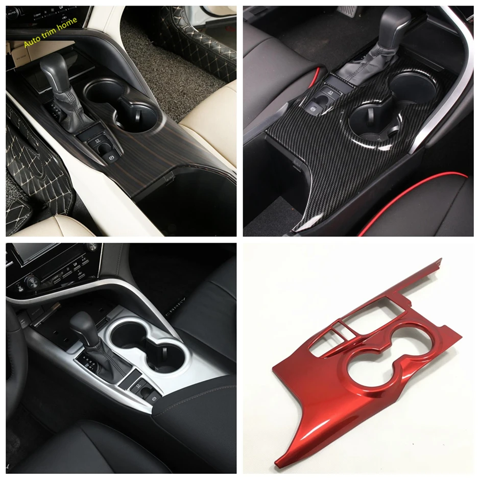

Center Control Gear Shift Gearshift Box Panel Decoration Cover Trim Fit For Toyota Camry 2018 2019 2020 Accessories Car-styling