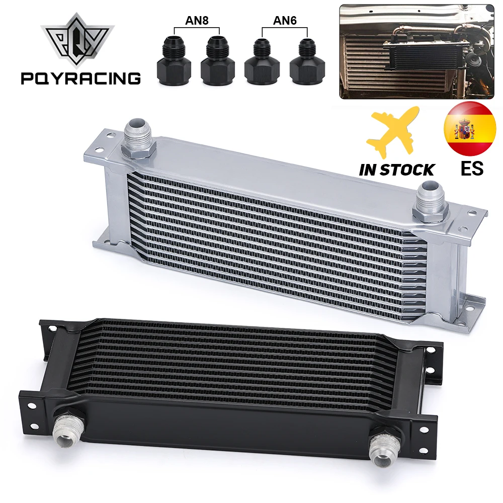 13 Row Universal Aluminum Engine Transmission Oil Cooler Kit Oil Cooler 13 Rows British Type PQY7013