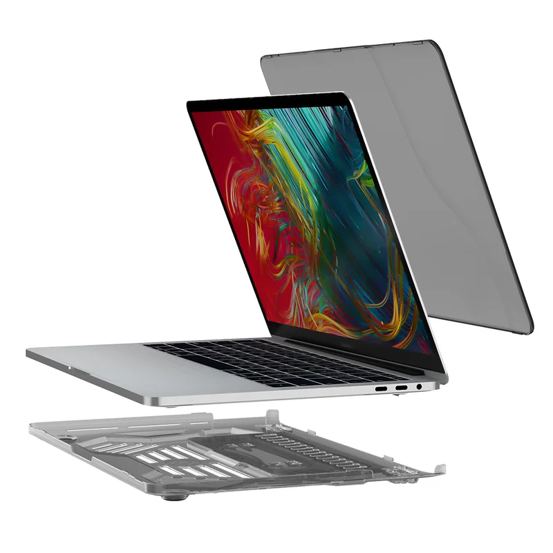 Чехол подставка с ручкой для MacBook Pro 13 A2159 A1989 A1706 A1708 2019 2018 2017 2016 релиз матовые