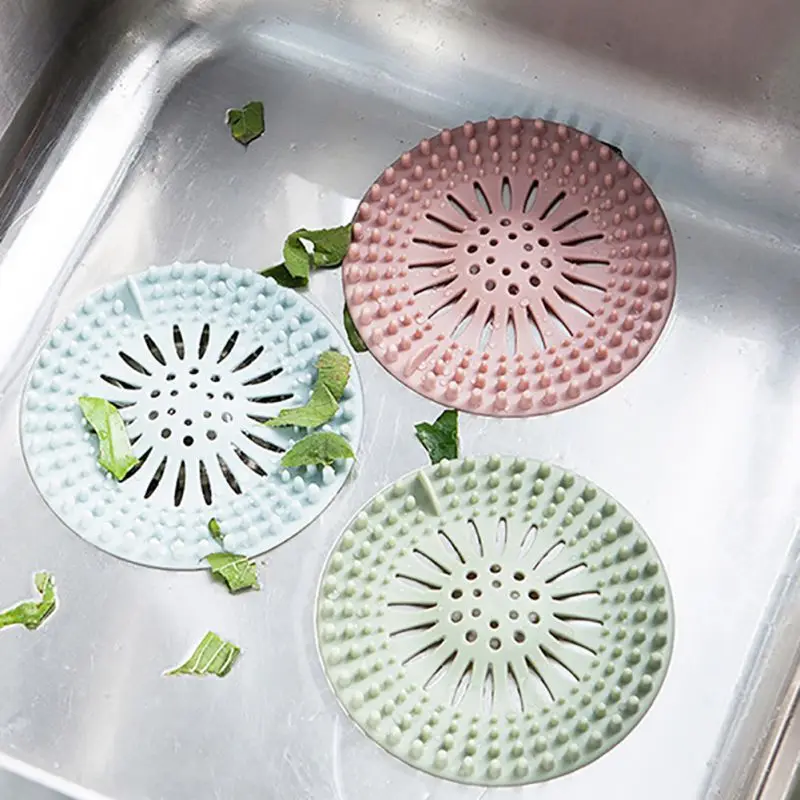 

Bathroom Kitchen Sink Anti-clogging Hair Stoppers Catchers Filters Sink Floor Drain Cover Filter Hair Stoppers 11