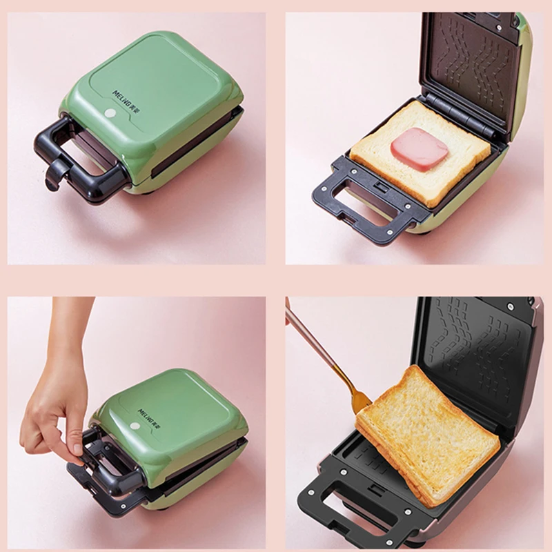 

Home Sandwich Breakfast Machine Waffle Toast Machine Multifunctional Light Food Machine Bread Maker Toaster Bakinging Tool
