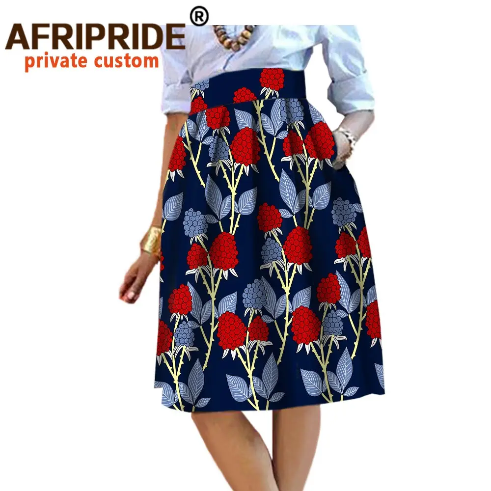 Оригинальная юбка средней длины в африканском стиле для женщин индивидуальный
