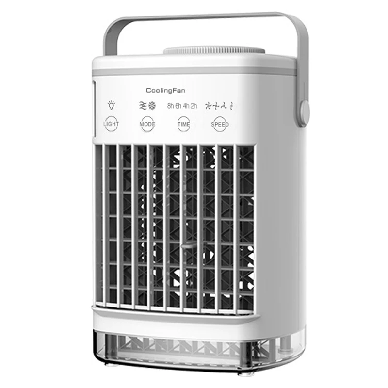 

Portable Air Conditioner, Evaporative Air Conditioner Fan With Water Tank Camping AC Unit, Personal Air Cooler Desktop