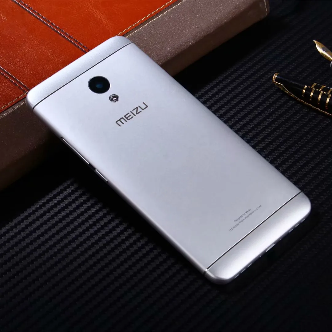 M5S задний корпус чехол для Meizu M5S мини металлическая задняя дверь ремонт батарея чехол+ кнопки камеры стекло