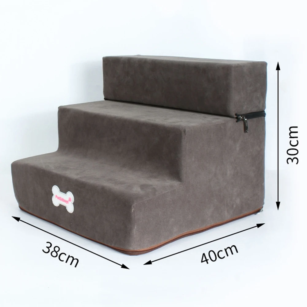 Мелких животных кошки собаки 3 лестница ступеньки ПЭТ Обувь с дышащей сеткой