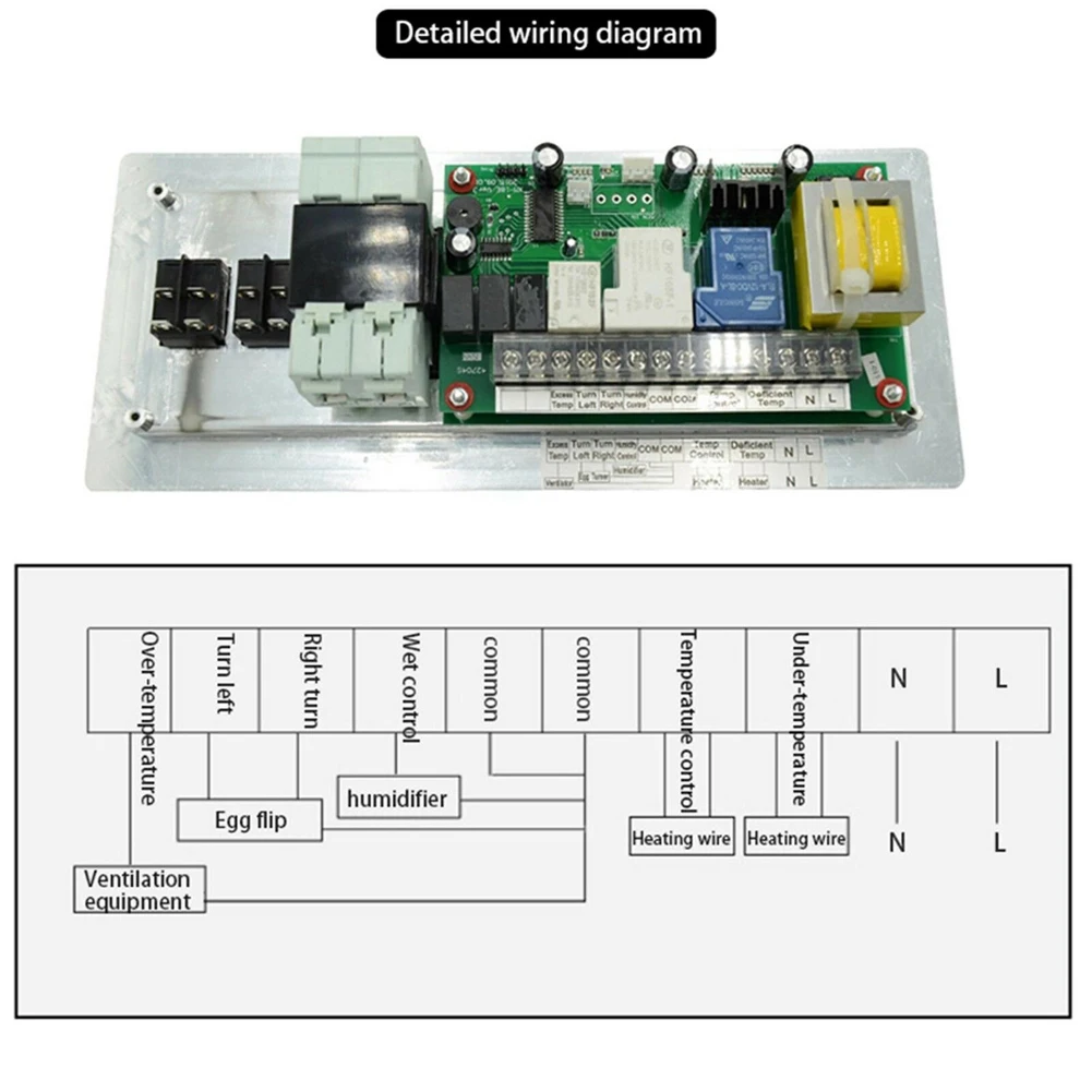 

Xm 18 E Incubator Controller Humidity Intelligent Machine Professional Automatic Four Display Farm Thermostat Multifunctional