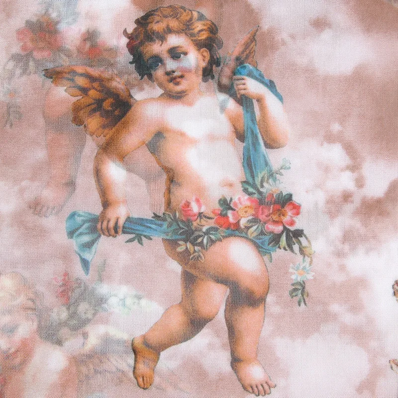 Женская прозрачная сетчатая водолазка облегающий базовый топ с коротким рукавом