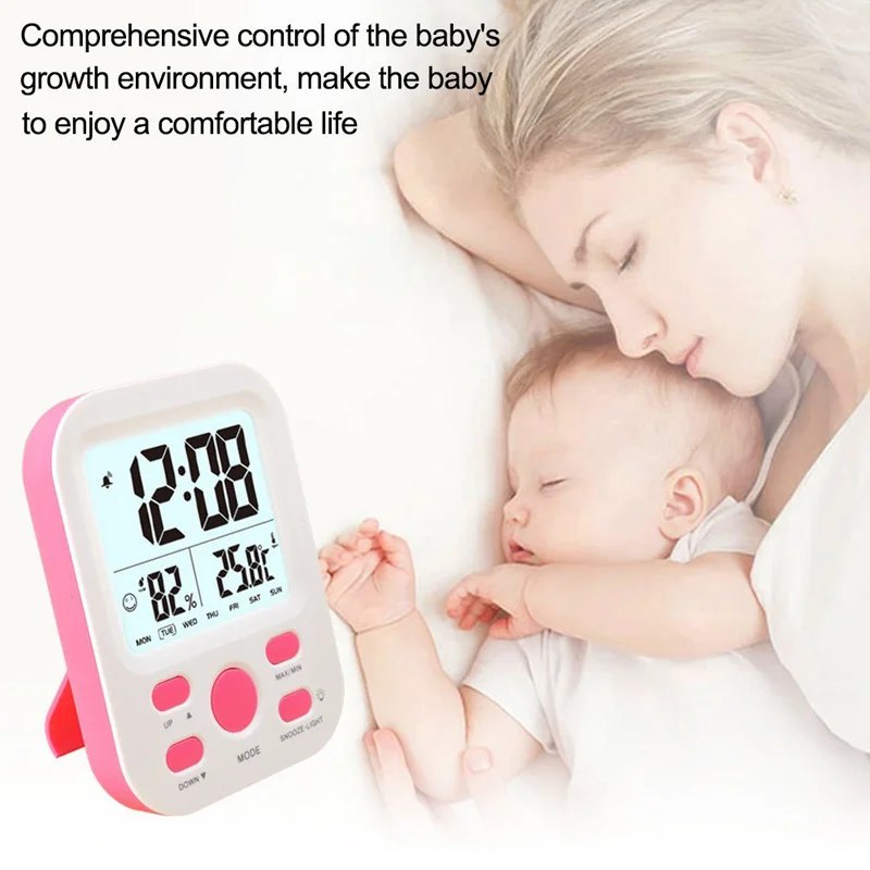 EAAGD цифровой электронный измеритель влажности гигрометр термометр с подсветкой