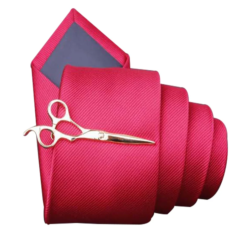 KBAP Мужские Модные металлические зажимы для галстука серебристые золотые черные