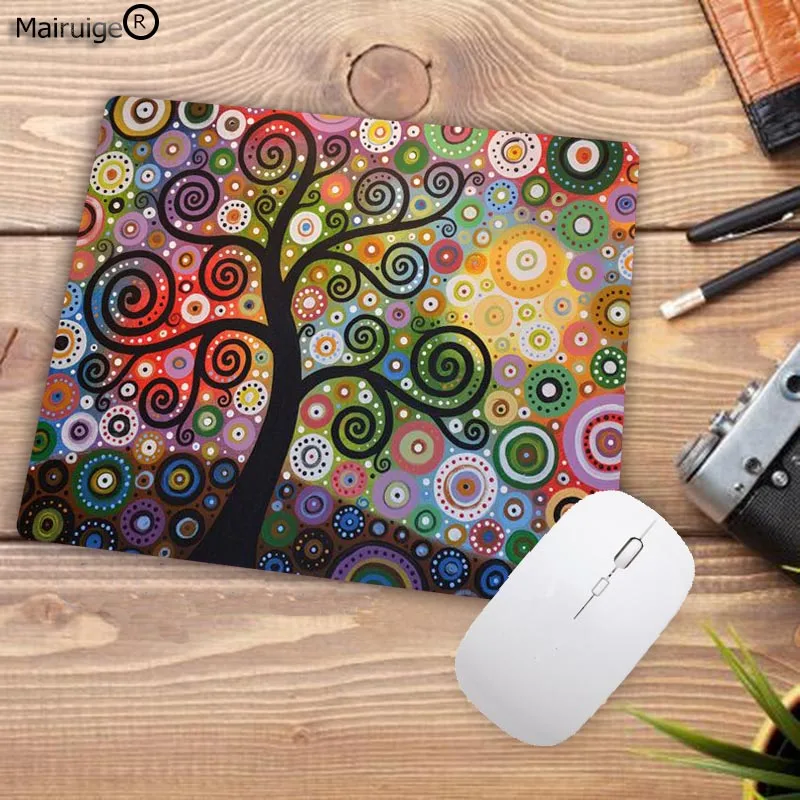 LaumansBeautiful Tree art коврик для мыши игровой коврик для мыши натуральный резиновый коврик для мыши игровой компьютерный Настольный коврик для мыши игровой коврик - Цвет: 25X29CM