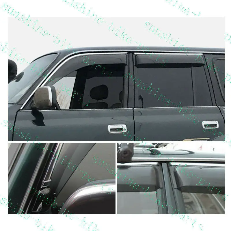 4 шт. Автомобильная оконная дождевая окантовка для Toyota Land Cruiser LC80 4500 FZJ80 1992-1997 высококачественные автозапчасти
