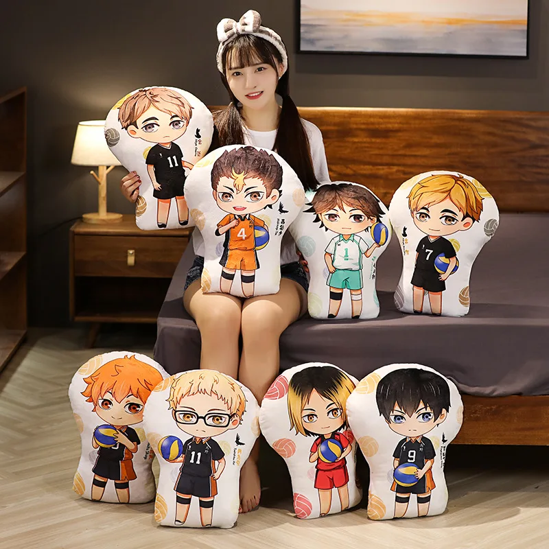 Haikyuu! Фигурки героев аниме Hinata kageyama Tendo Satori Ushijima Kenma мягкие плюшевые игрушки куклы