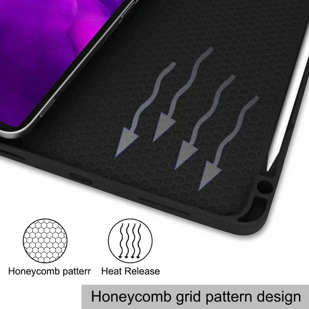 

Tablet case For Apple ipad Pro 12.9 2020 Auto Sleep Wake Fold Leather Cover case Funda Coque For Apple ipad Pro 12.9 2018 A1876