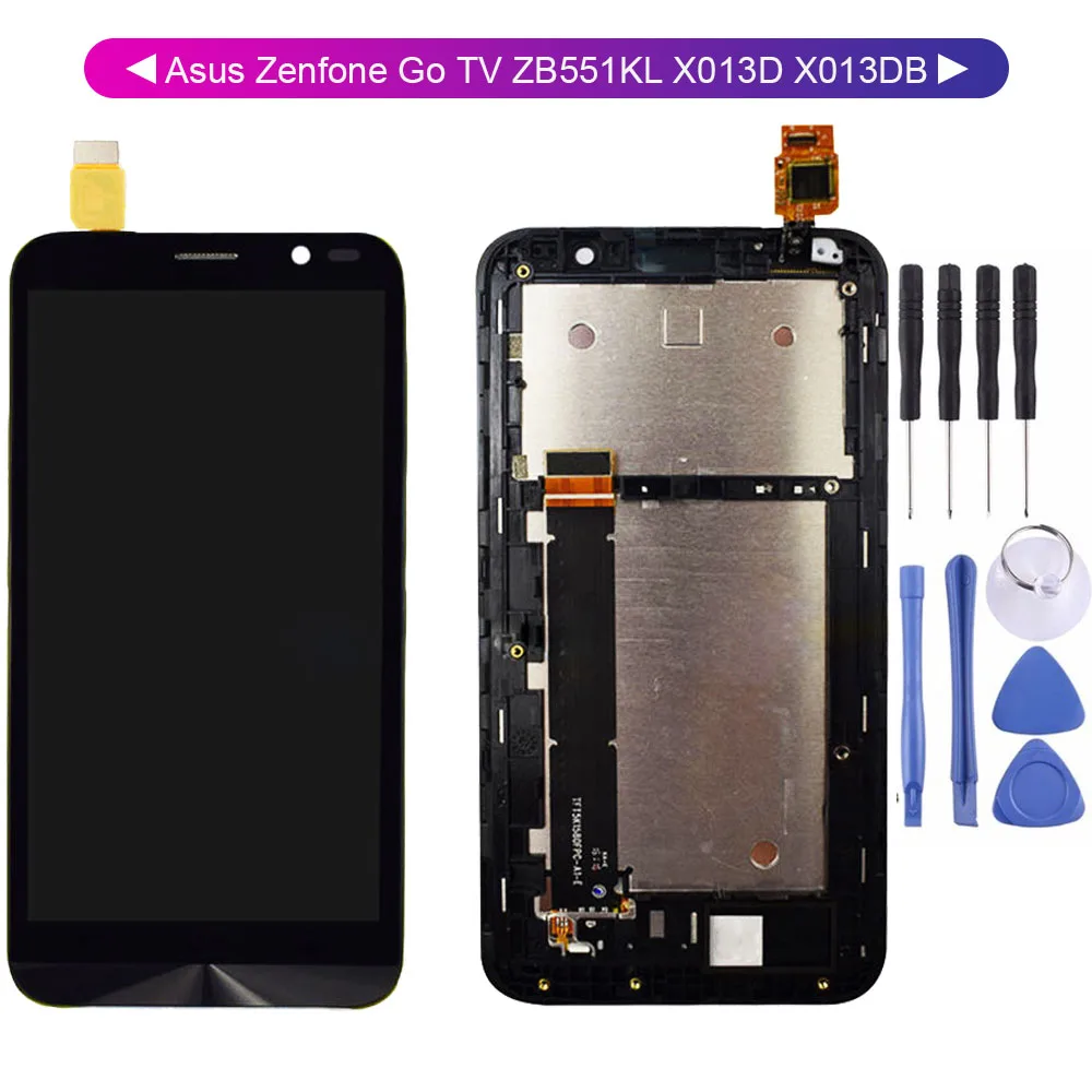 ЖК дисплей 5 ''для Asus Zenfone Go TV ZB551KL X013D X013DB дигитайзер сенсорный экран в сборе с