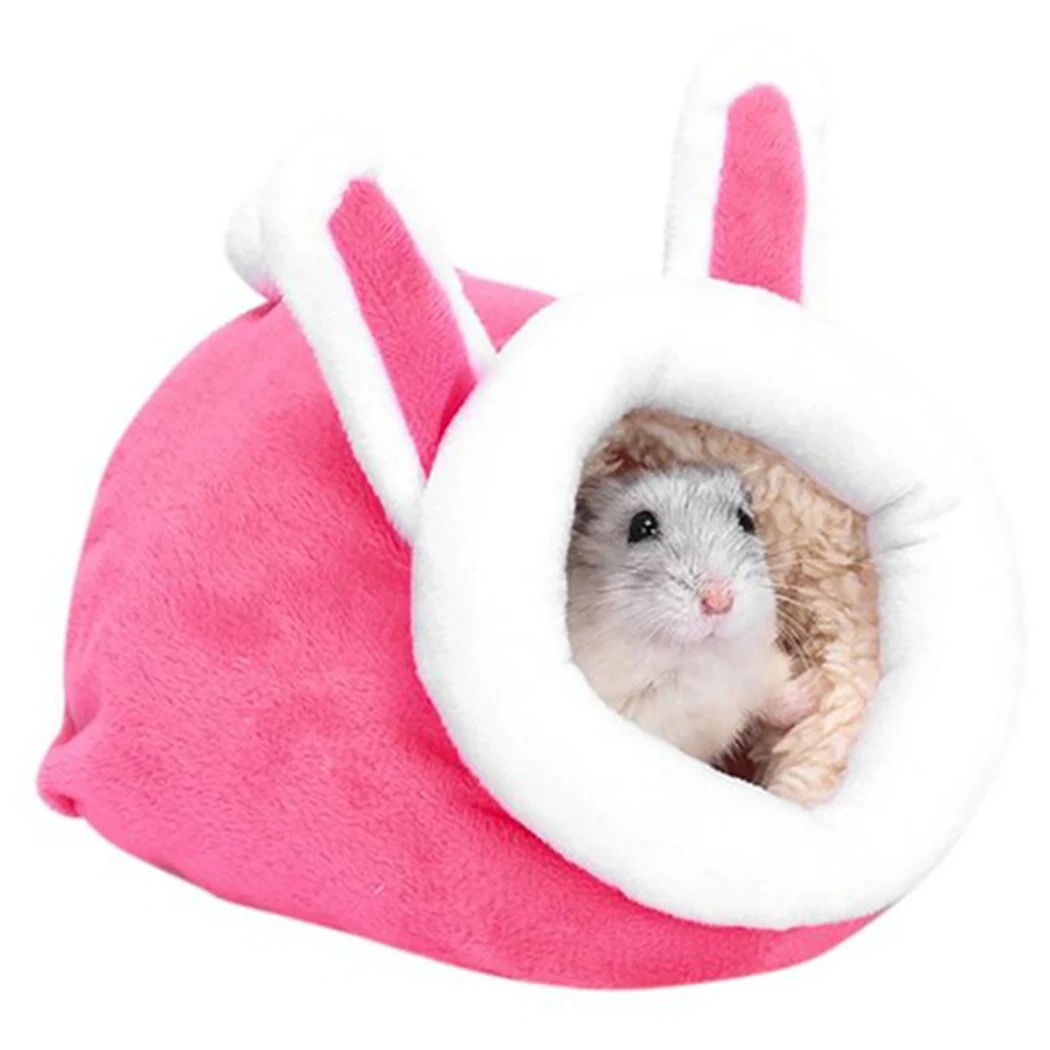 1 шт. милая плюшевая теплая кровать хомяка гамак для клетка | Дом и сад