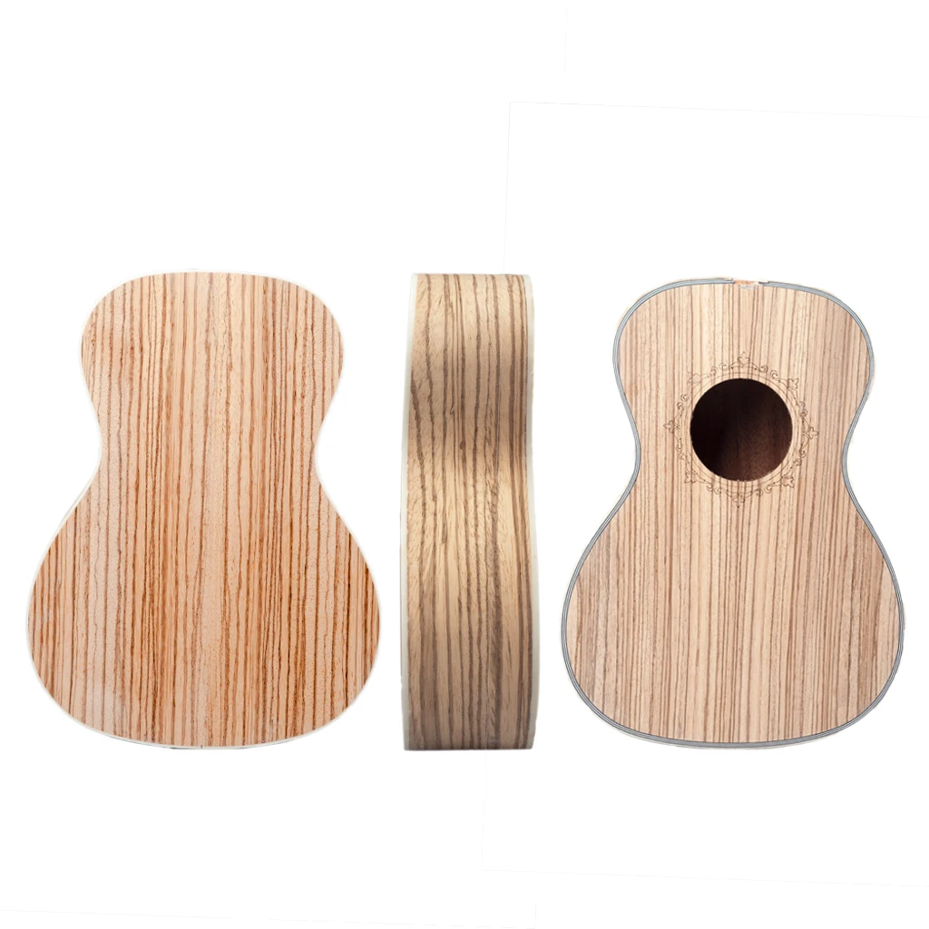 23 Inch Zebrawood Ukulele Concert Hawaii Guitar Uke Kit Musical Instrument DIY | Спорт и развлечения